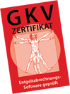 GKV Zertifikat, Entgeltabrechnungs-Software geprüft